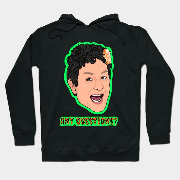 David S Pumpkins | Any Questions? Hoodie by Jakmalone